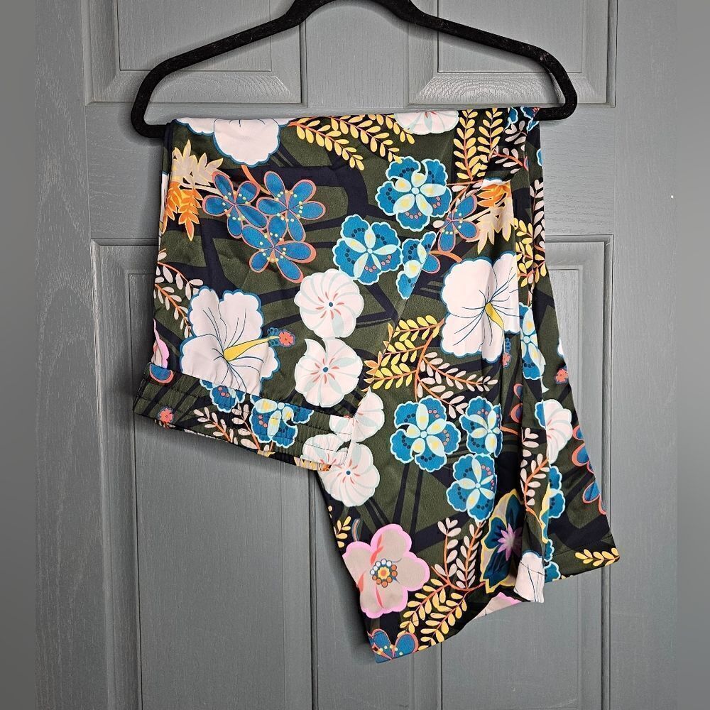 RACHEL Rachel Roy wide leg floral pant, size XL